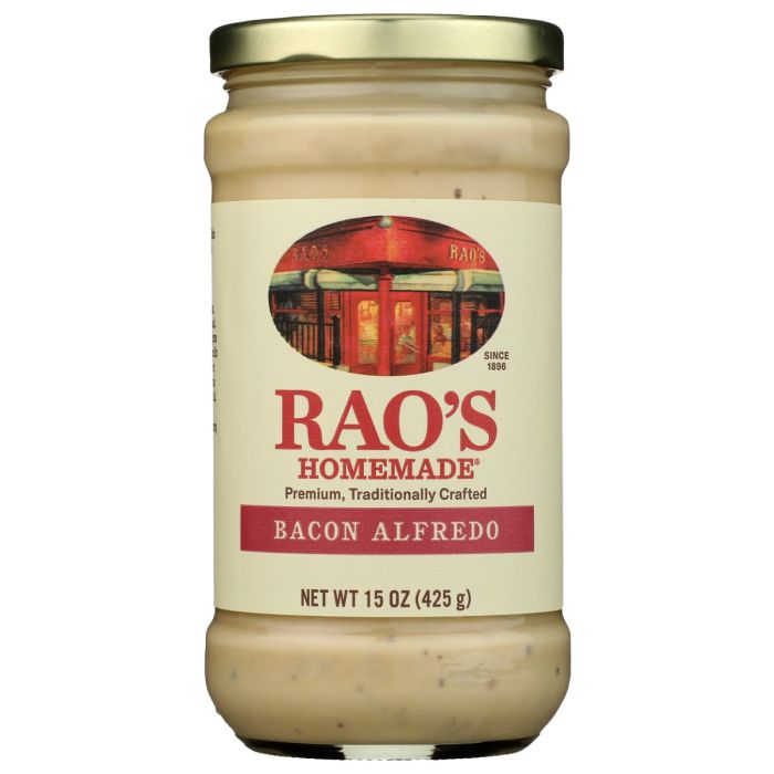 RAOS: Bacon Alfredo Sauce, 15 oz
