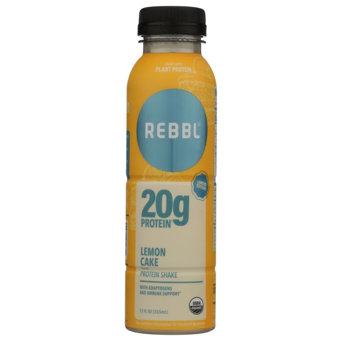 REBBL INC: Lemon Cake 20g Protein Shake, 12 fo