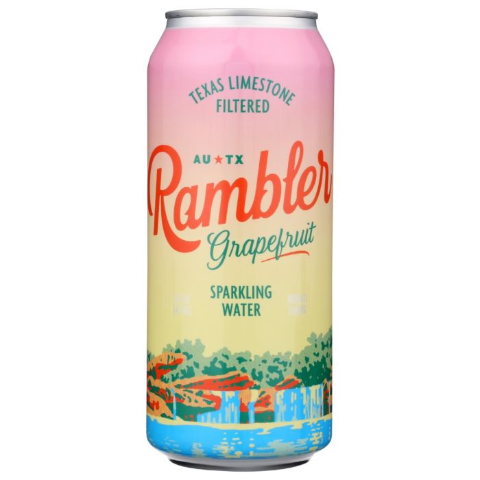 RAMBLER: Grapefruit Sparkling Water, 16 fo