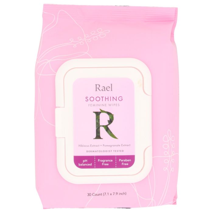 RAEL: Soothing Feminine Wipes, 30 ea