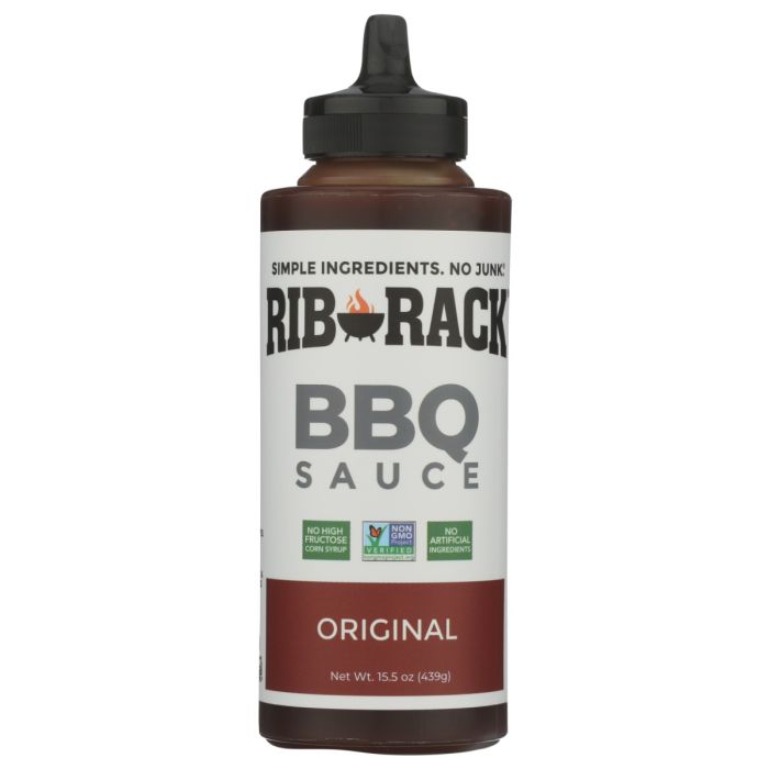 RIB RACK: Original Bbq Sauce, 15.5 oz