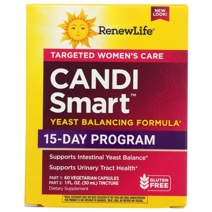 RENEW LIFE: CandiSmart Yeast Balancing Formula, 1 kt