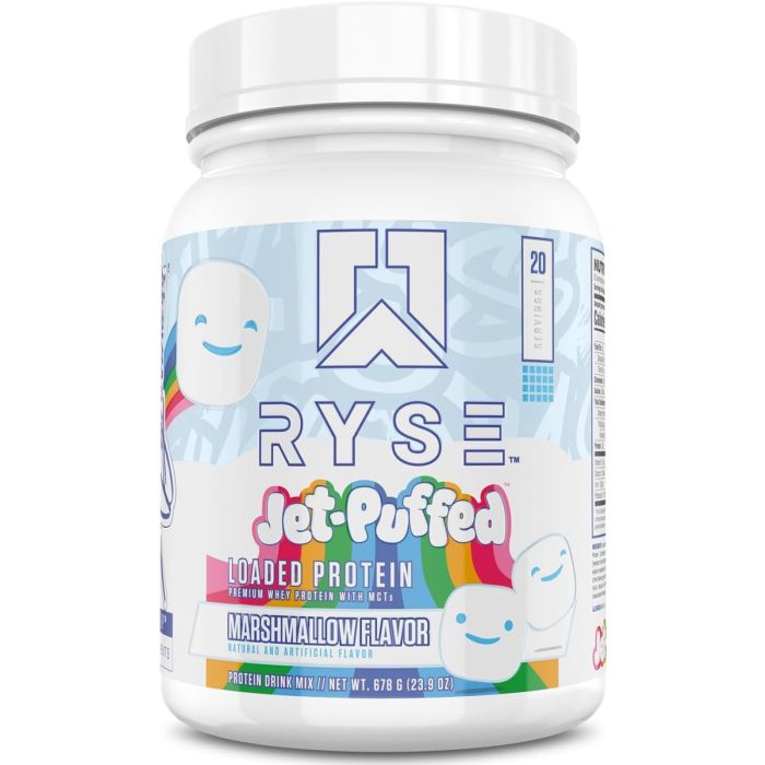 RYSE FUEL: Loaded Protein Jet Puffed Marshmallow, 24.7 oz