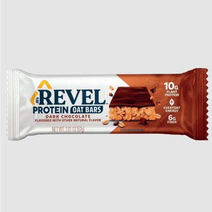 REVEL: Dark Chocolate Protein Oat Bar, 2.01 oz