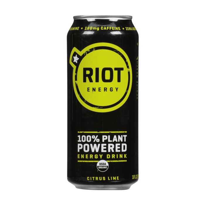 RIOT ENERGY: Citrus Lime Energy Beverage, 16 fo