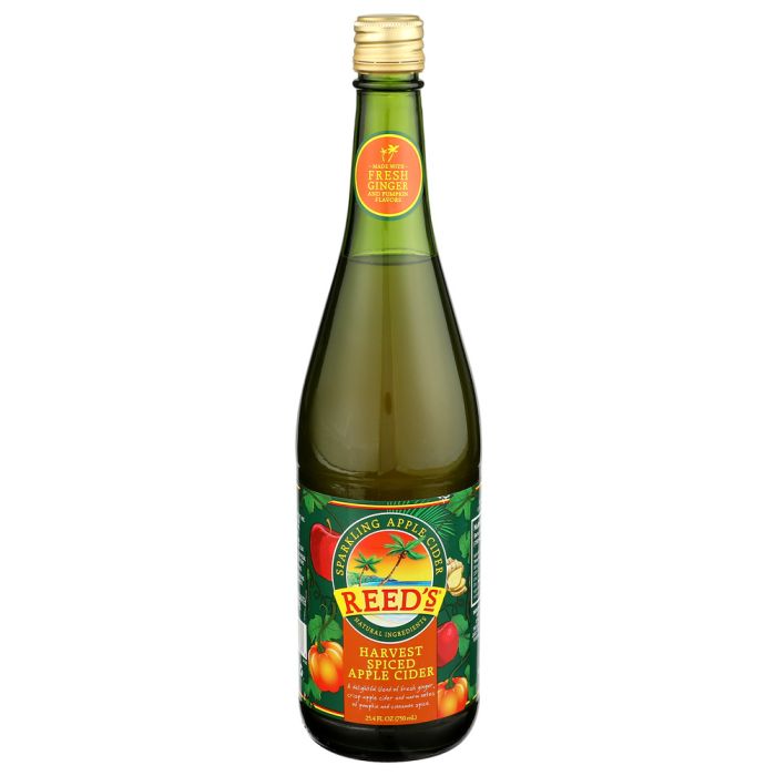 REEDS: Harvest Spiced Apple Cedar Cider Soda, 25.4 fo