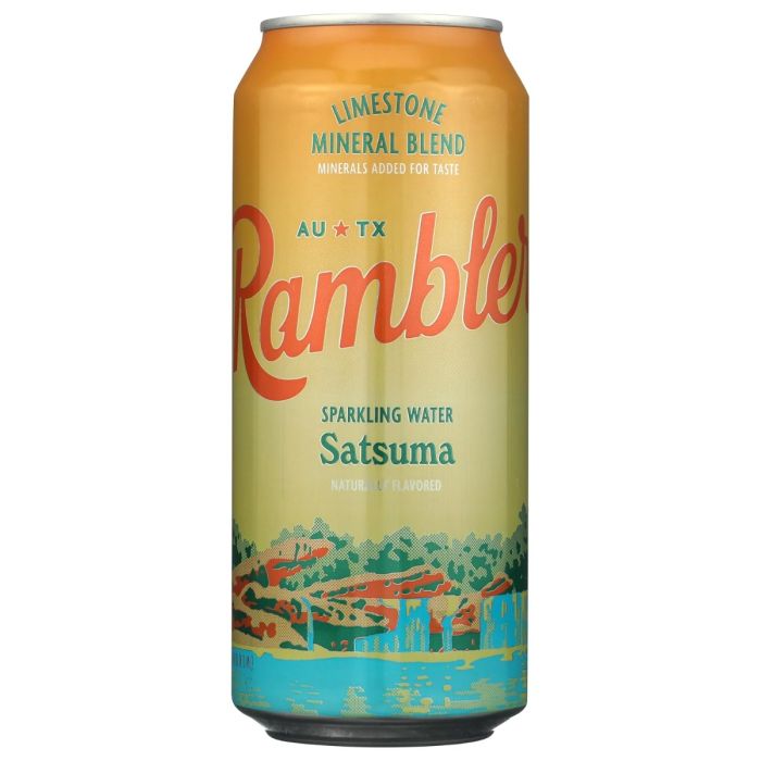RAMBLER: Satsuma Sparkling Water, 16 fo