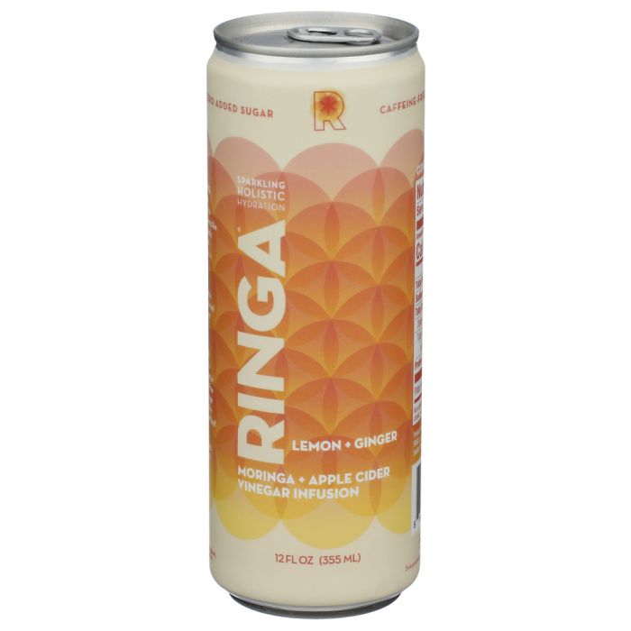RINGA: Lemon Ginger Tea, 12 fo