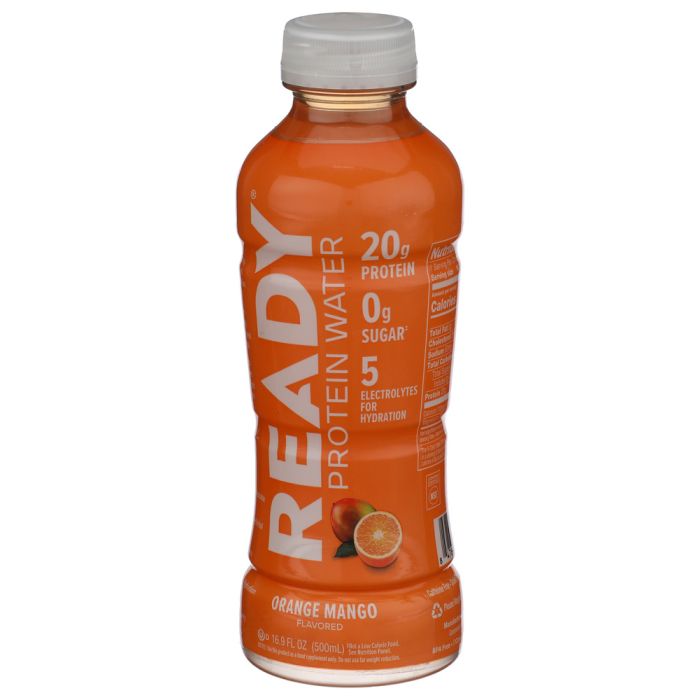 READY: Orange Mango Protein Water, 16.9 fo