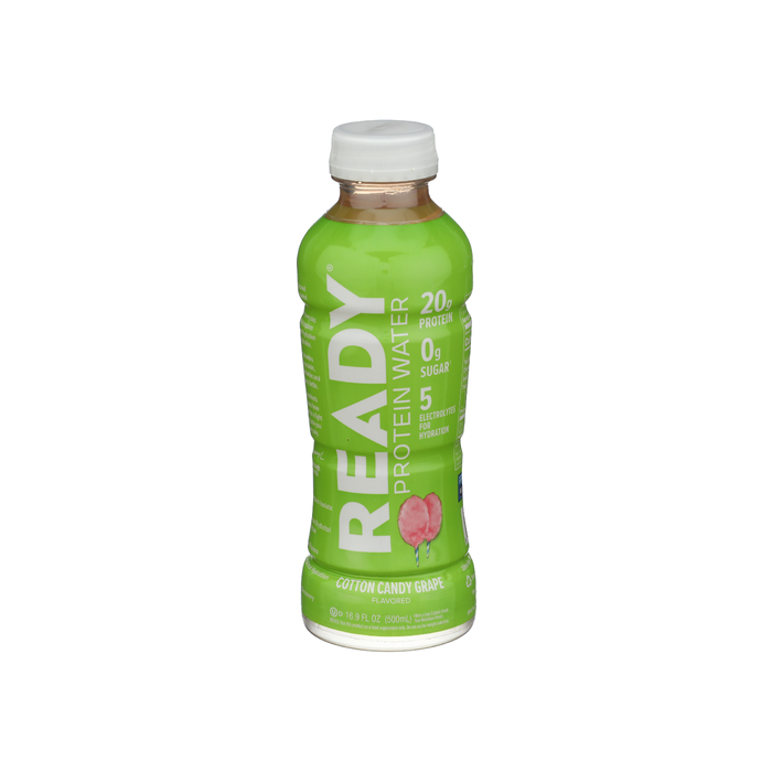 READY: Cotton Candy Grape Protein Water, 16.9 fo