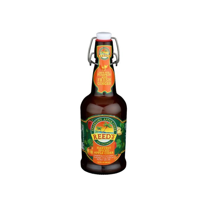 REEDS: Harvest Spiced Apple Cider, 16.9 fo
