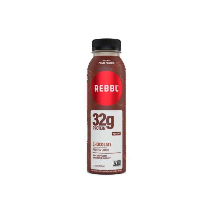REBBL INC: 32g Chocolate Protein Shake, 12 fo