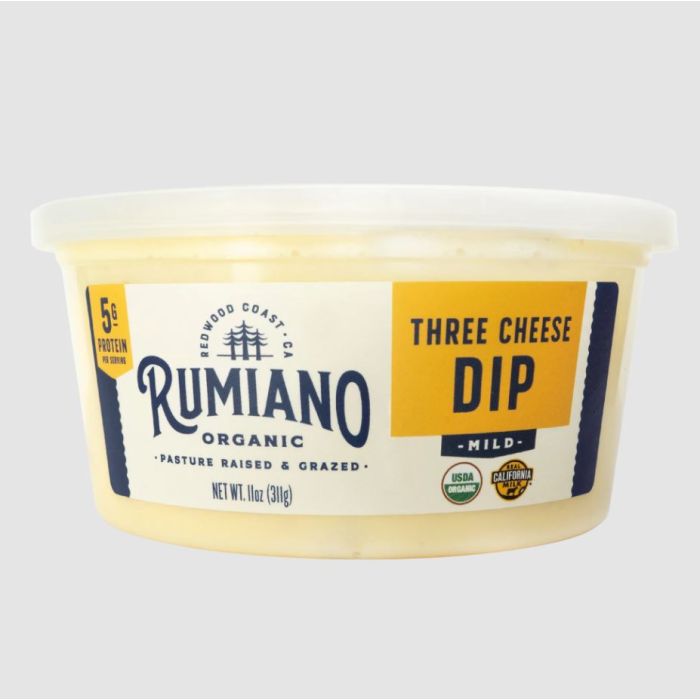 RUMIANO FAMILY: Organic Three Cheese Dip, 11 oz