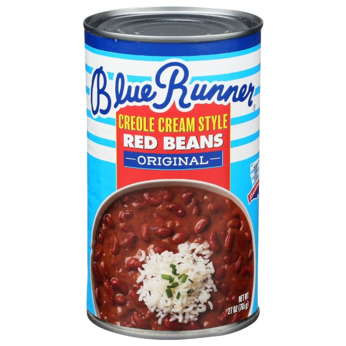 BLUE RUNNER: Creole Cream Style Red Beans, 27 oz