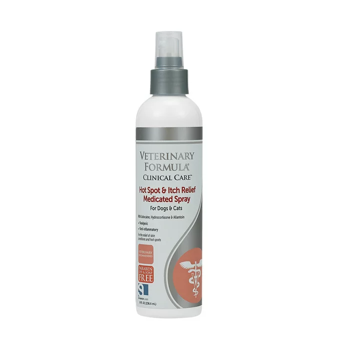 VETERINARY FORMULA CLINICAL CARE: Hot Spot and Itch Relief Medicated Spray, 8 oz