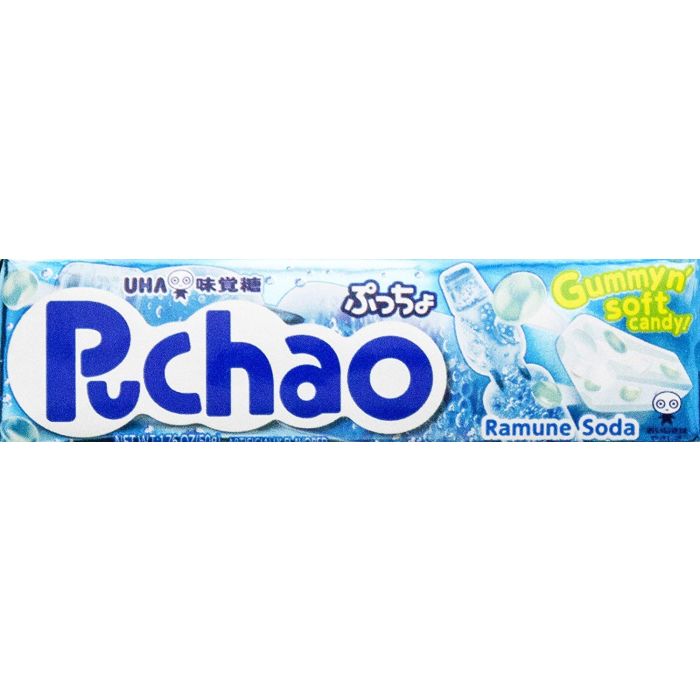 UHA MIKAKUTO: Puchao Soft Candy Ramune Soda, 1.76 oz