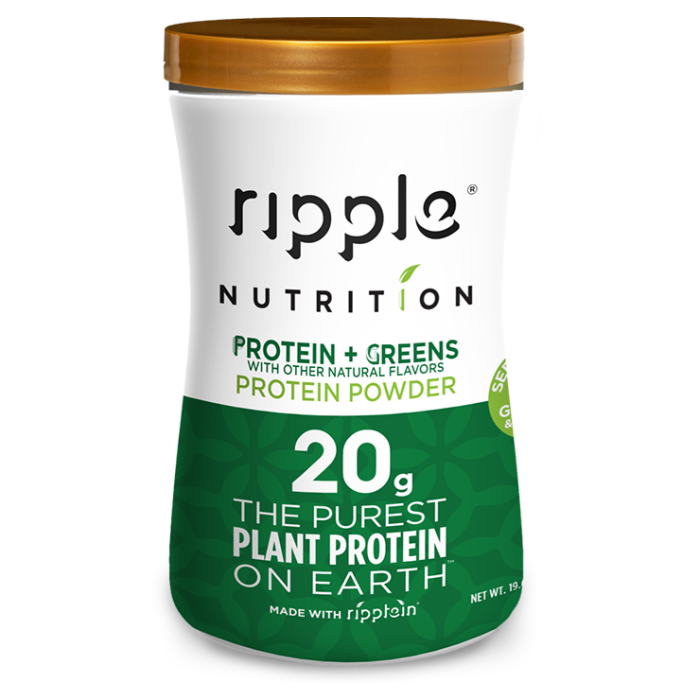 RIPPLE: Protein Greens Powder, 19.6 oz
