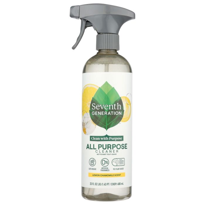 SEVENTH GENERATION: All Purpose Cleaner Lemon Chamomile, 23 fo