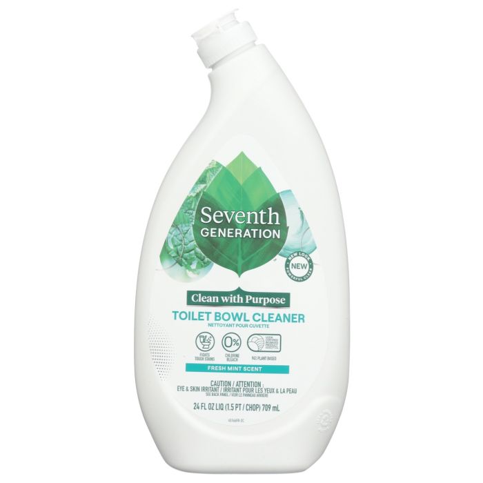 SEVENTH GENERATION: Toilet Bowl Cleaner Fresh Mint, 24 fo