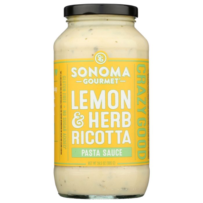SONOMA GOURMET: Lemon and Herb Ricotta Sauce, 24.5 oz