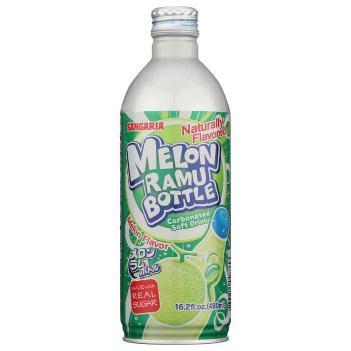 SANGARIA: Melon Ramune Bottle Can, 16.2 fo