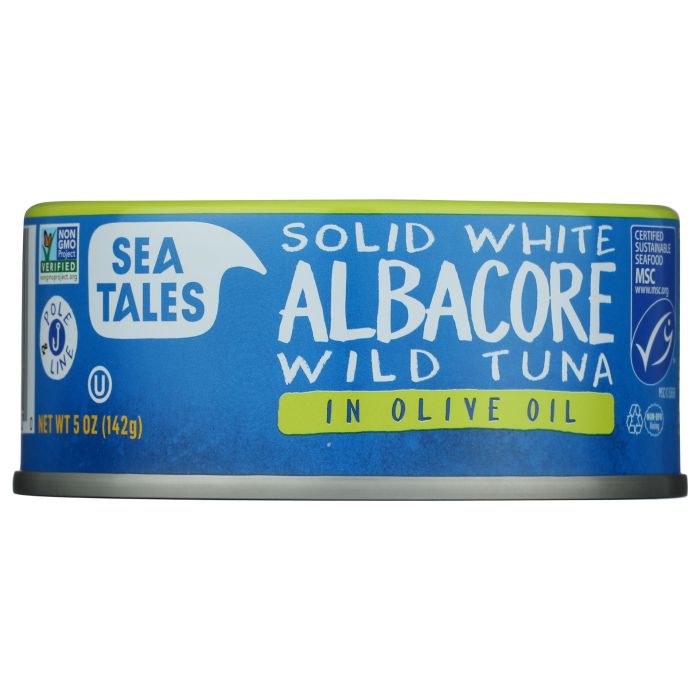 SEA TALES: Albacore Tuna in Olive Oil, 5 oz