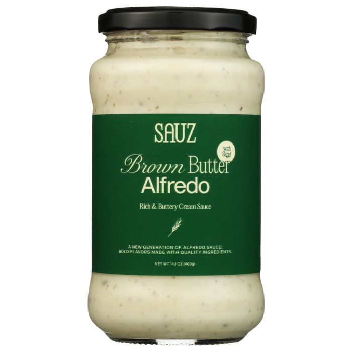 SAUZ: Brown Butter Alfredo Sauce, 14.1 oz