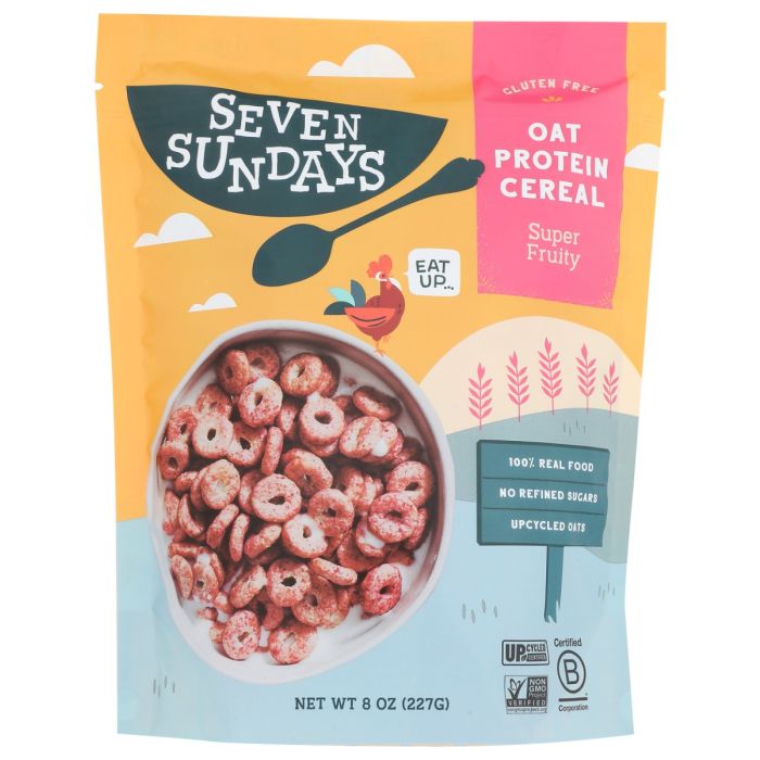 SEVEN SUNDAYS: Super Fruity Oat Protein Cereal, 8 oz