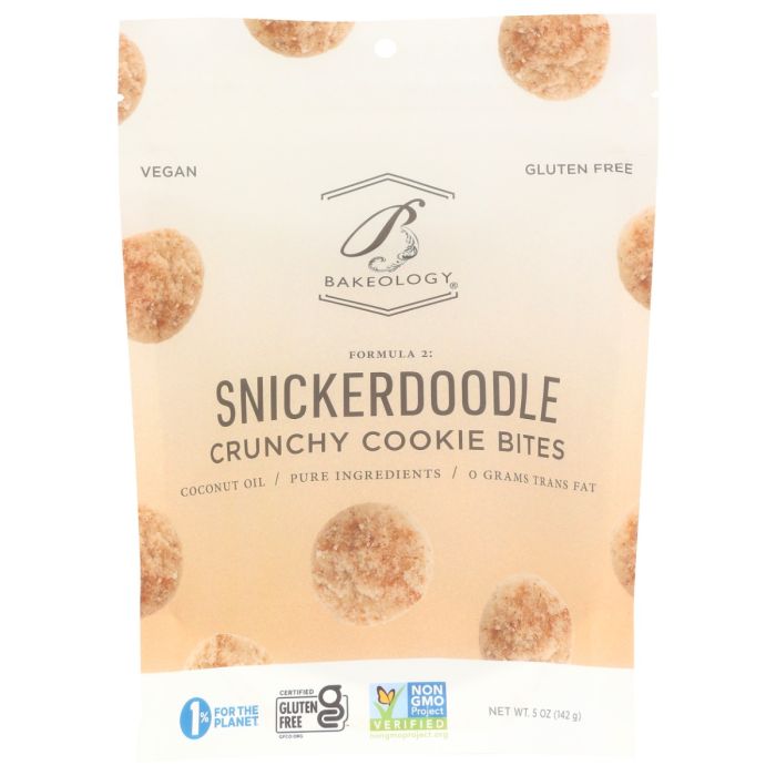 BAKEOLOGY: Snickerdoodle Cookie Bites, 5 oz
