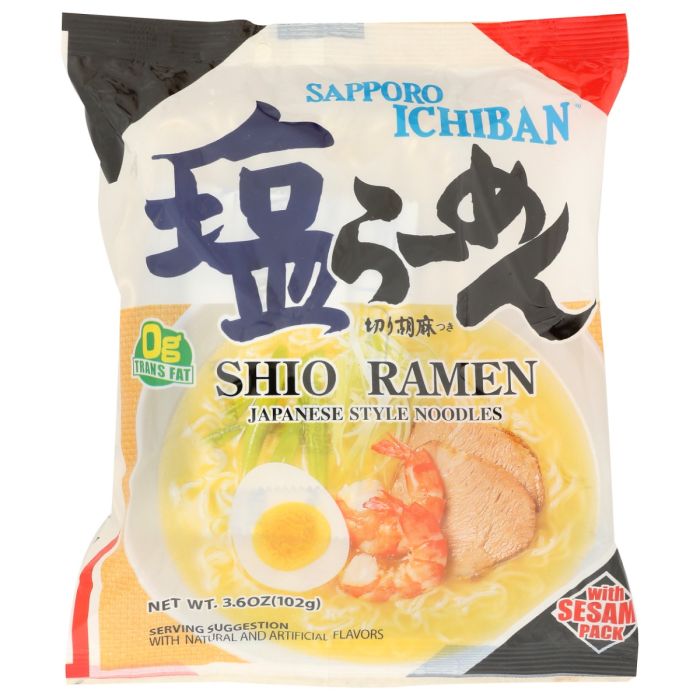 SAPPORO: Ichiban Shio Ramen, 3.6 oz