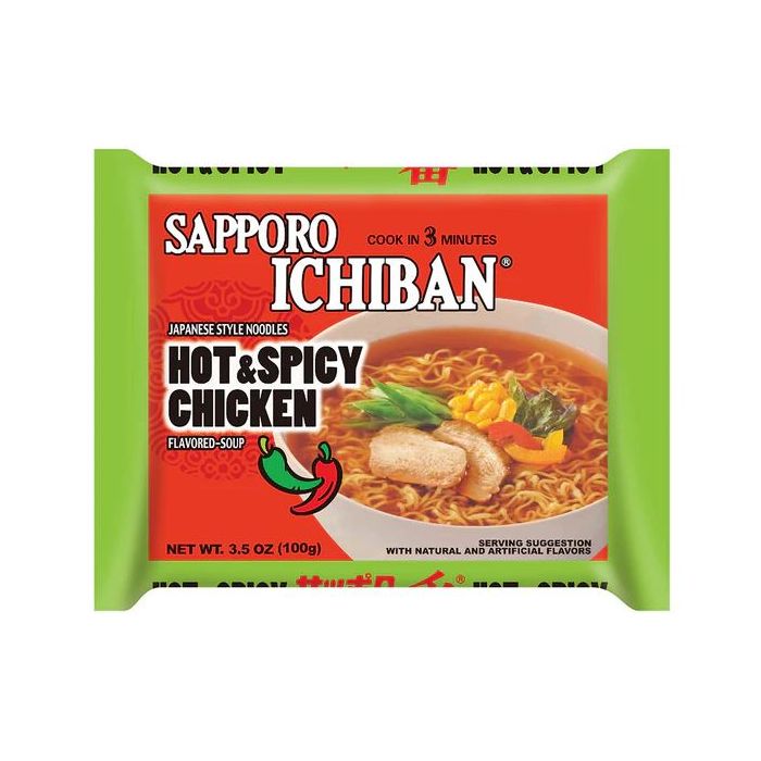 SAPPORO: Ichiban Hot and Spicy Chicken, 3.5 oz