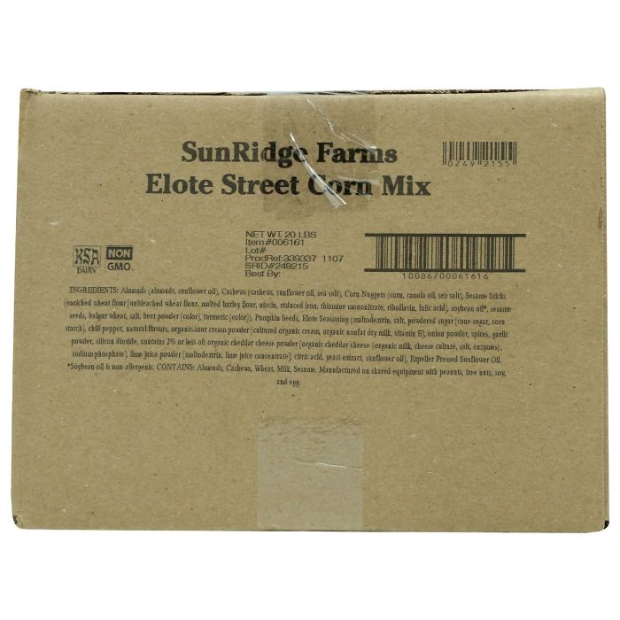 SUNRIDGE FARMS: Mexican Street Corn Mix with Elote Style Seasoning, 20 lb