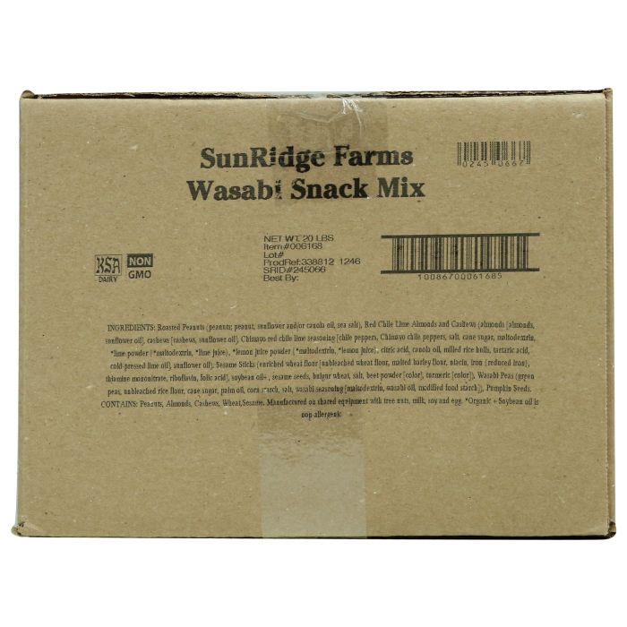 SUNRIDGE FARMS: Wasabi Snack Mix, 20 lb