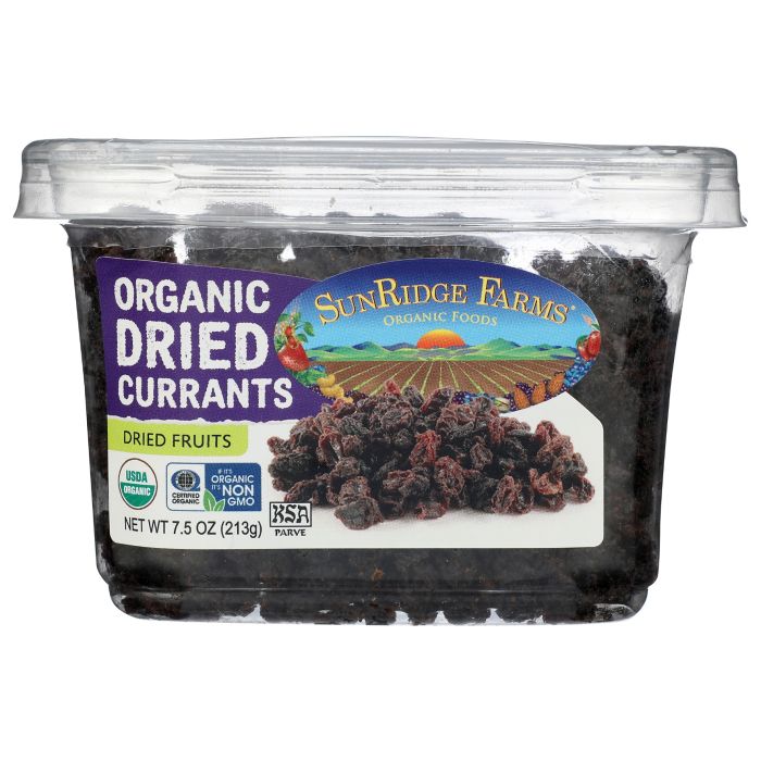 SUNRIDGE FARMS: Organic Dried Currants, 7.5 oz