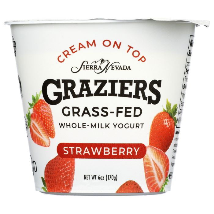 SIERRA NEVADA: Strawberry Whole Milk Yogurt, 6 oz
