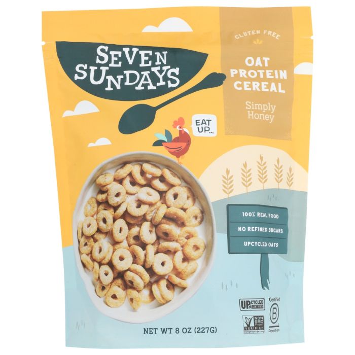 SEVEN SUNDAYS: Simply Honey Oat Protein Cereal, 8 oz