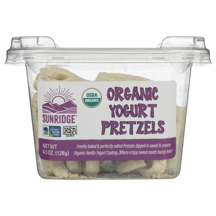 SUNRIDGE FARMS: Organic Yogurt Pretzels, 4.5 oz
