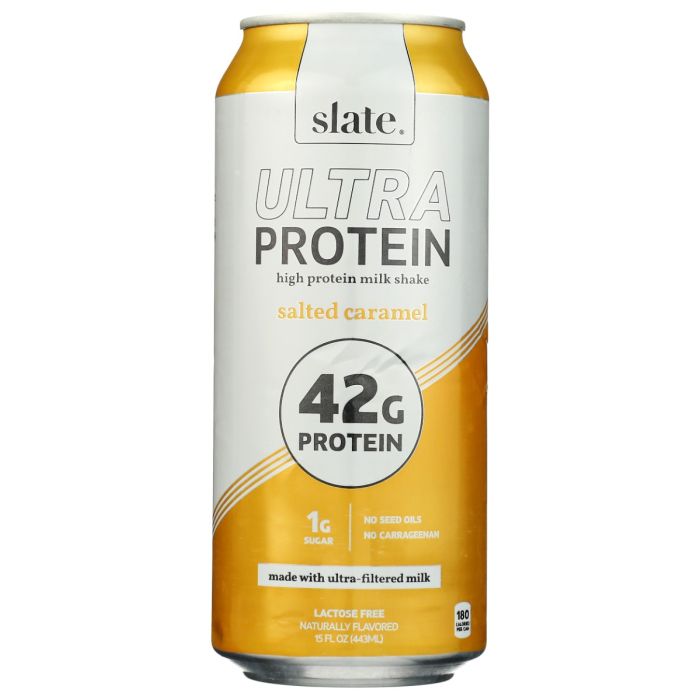 SLATE: Salted Caramel Ultra Protein Shake 42g, 15 fo