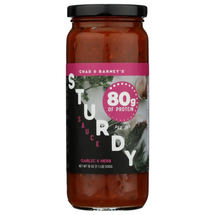 STURDY SAUCE: Garlic and Herb Sauce, 16 oz