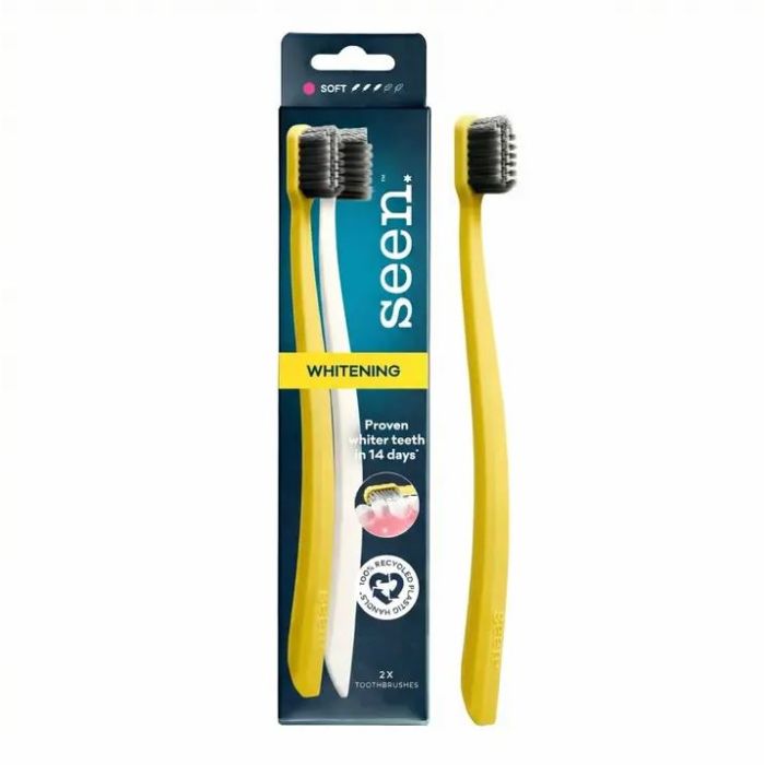 SEEN: Whitening Soft Toothbrush, 2 pc
