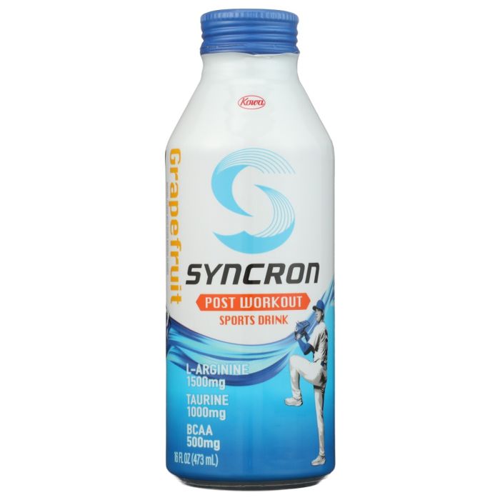 SYNCRON: Grapefruit Postworkout Sports Drink, 16 fo