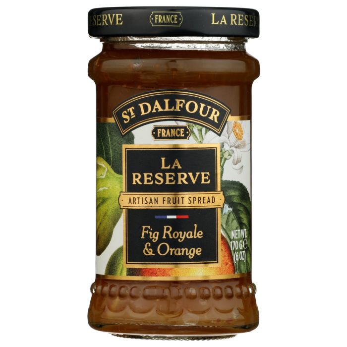 ST DALFOUR: Fig Royale and Orange Fruit Spread, 6 oz