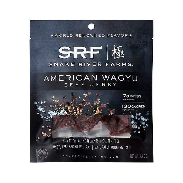 SNAKE RIVER FARMS: American Wagyu Beef Jerky, 2.2 oz