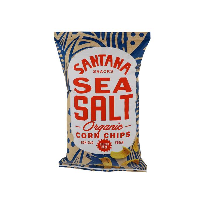 SANTANA SNACKS: Sea Salt Organic Corn Chips, 5 oz