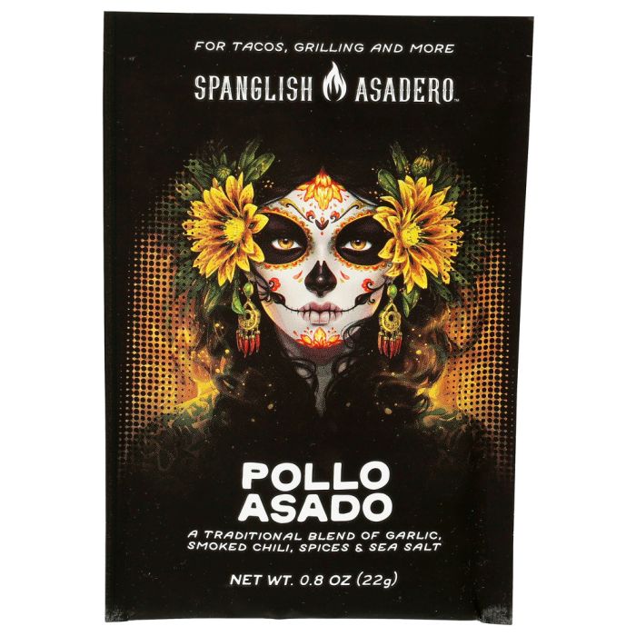 SPANGLISH: Pollo Asado Seasoning Mix, 0.8 oz