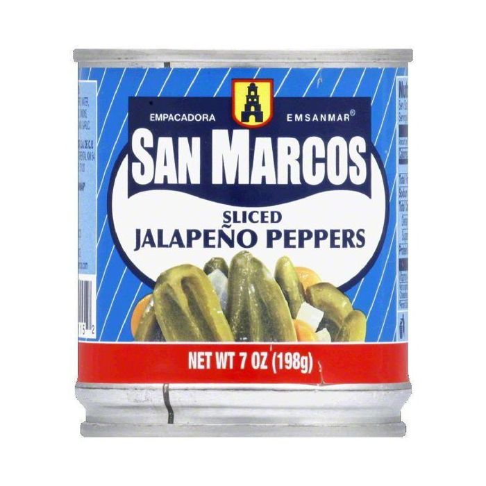SAN MARCOS: Sliced Jalapeno Peppers, 7 oz
