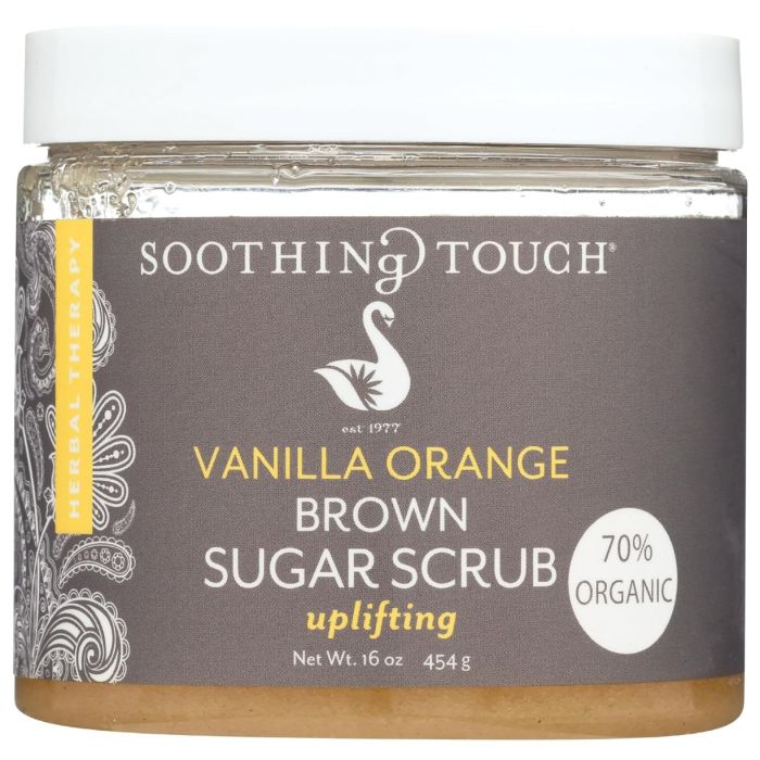 SOOTHING TOUCH: Vanilla Orange Brown Sugar Scrub, 16 oz