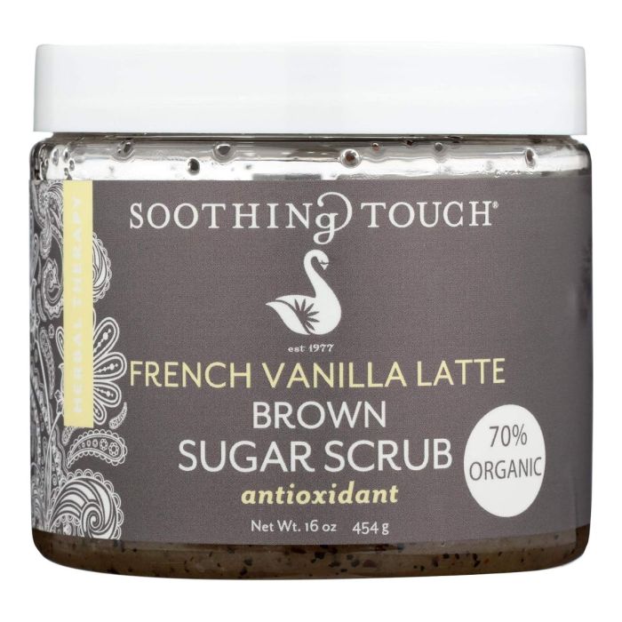 SOOTHING TOUCH: French Vanilla Latte Sugar Scrub, 16 oz