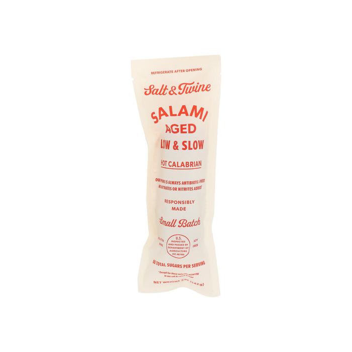 SALT AND TWINE: Hot Calabrian Salami, 5 oz