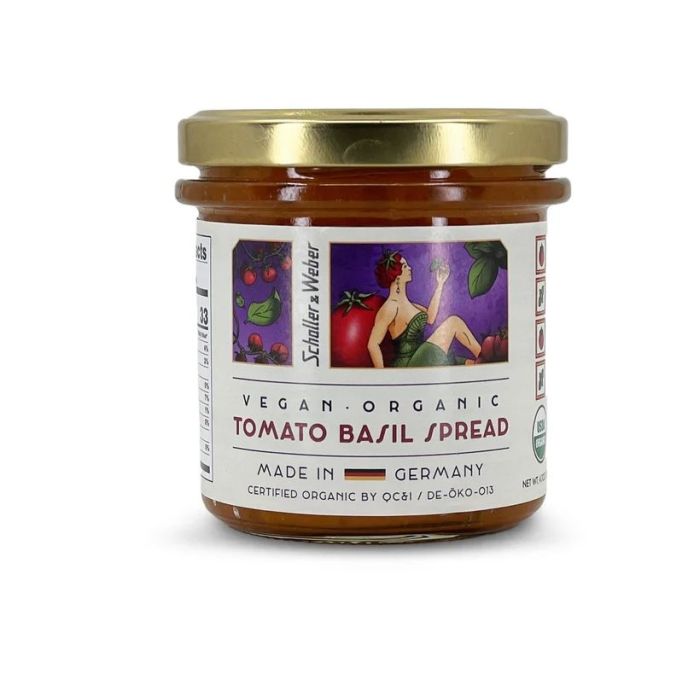 SCHALLER & WEBER: Plant Based Tomato Basil Spread, 4.7 oz
